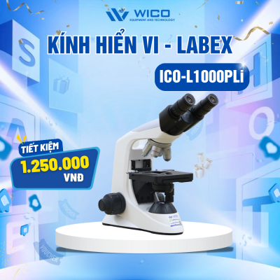 Kính Hiển Vi Sinh Học 2 Mắt Labex - Anh ICO-L1000PLi