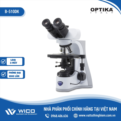 Kính Hiển Vi Sinh Học 3 Mắt Optika B-510DK