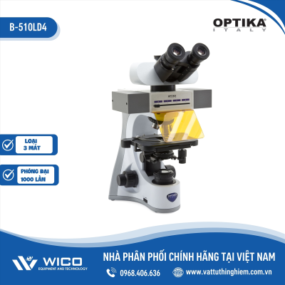 Kính Hiển Vi Sinh Học 3 Mắt Optika B-510LD4