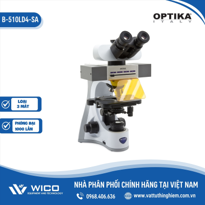 Kính Hiển Vi Sinh Học 3 Mắt Optika B-510LD4-SA