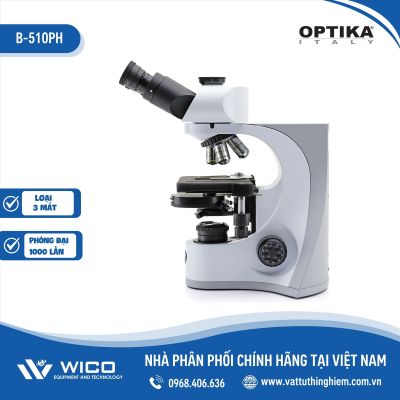 Kính Hiển Vi Sinh Học 3 Mắt Optika B-510PH