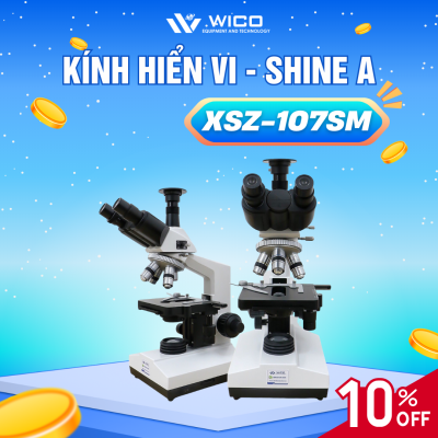 Kính Hiển Vi Sinh Học 3 Mắt XSZ-107SM