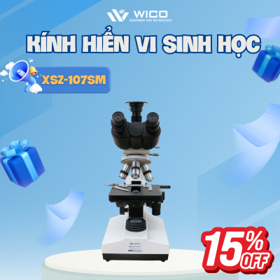 Kính Hiển Vi Sinh Học 3 Mắt XSZ-107SM