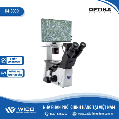 Kính Hiển Vi Soi Ngược Kèm Màn Hình Optika IM-300D