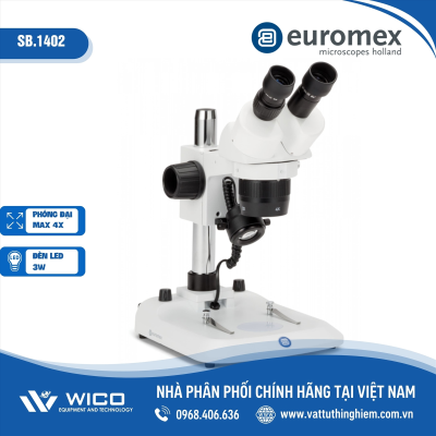 Kính hiển vi soi nổi phóng đại 20/40 lần StereoBlue SB.1402 (Euromex- Hà Lan)
