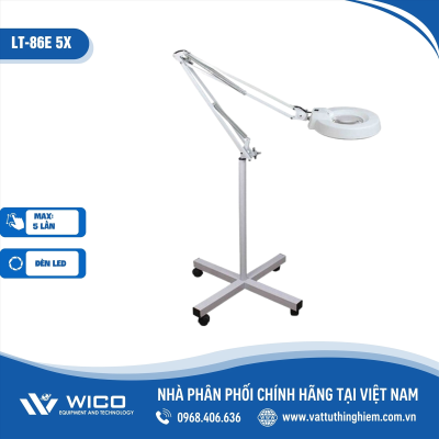 Kính lúp có chân di động 5X LT-86E (Đèn LED)
