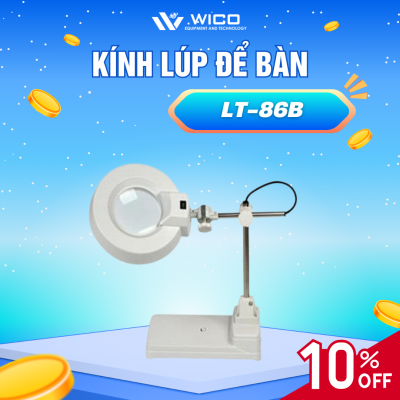 Kính lúp công nghiệp để bàn LT-86B (10X-LED)