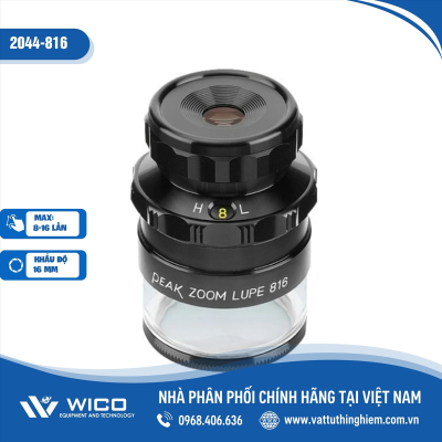Kính lúp Peak 2044-816 (phóng đại 8X đến 16X, có vạch thước)