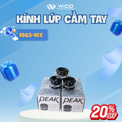 Kính lúp Peak cầm tay 2016-15X (phóng đại 15X, có vạch thước)