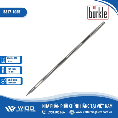 Lấy mẫu đa dụng 3 ngăn chứa, dài 85cm nhôm, Buerkle - Đức 5317-1085