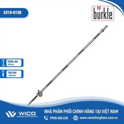 Lấy mẫu hạt có cánh khoan tiện dụng, thép không gỉ - Buerkle - Đức 5310-0150