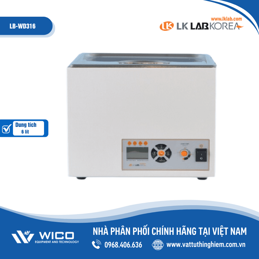 Bể cách thủy 6 lít LK Lab LB-WD316