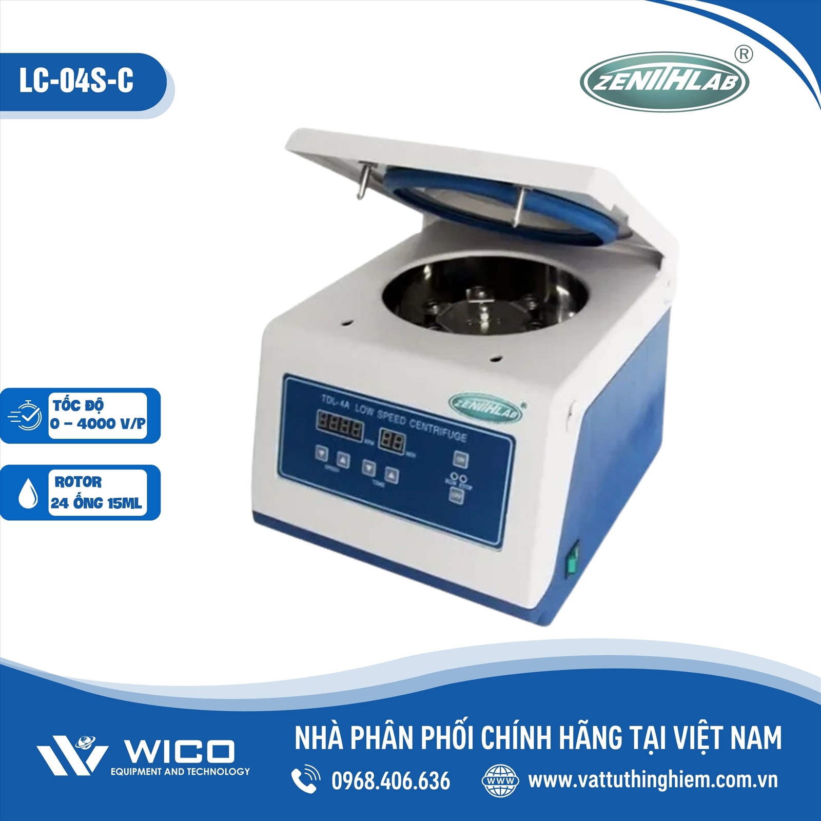 Máy ly tâm đa năng Zenith LC-04S-C (BLC-40D)