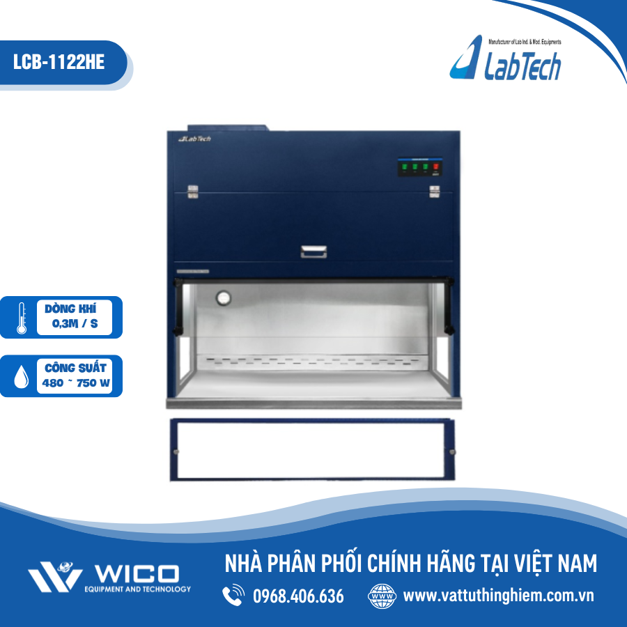 Tủ cấy vi sinh 1.2m Hàn Quốc (dòng khí thổi ngang) LCB-1122HE