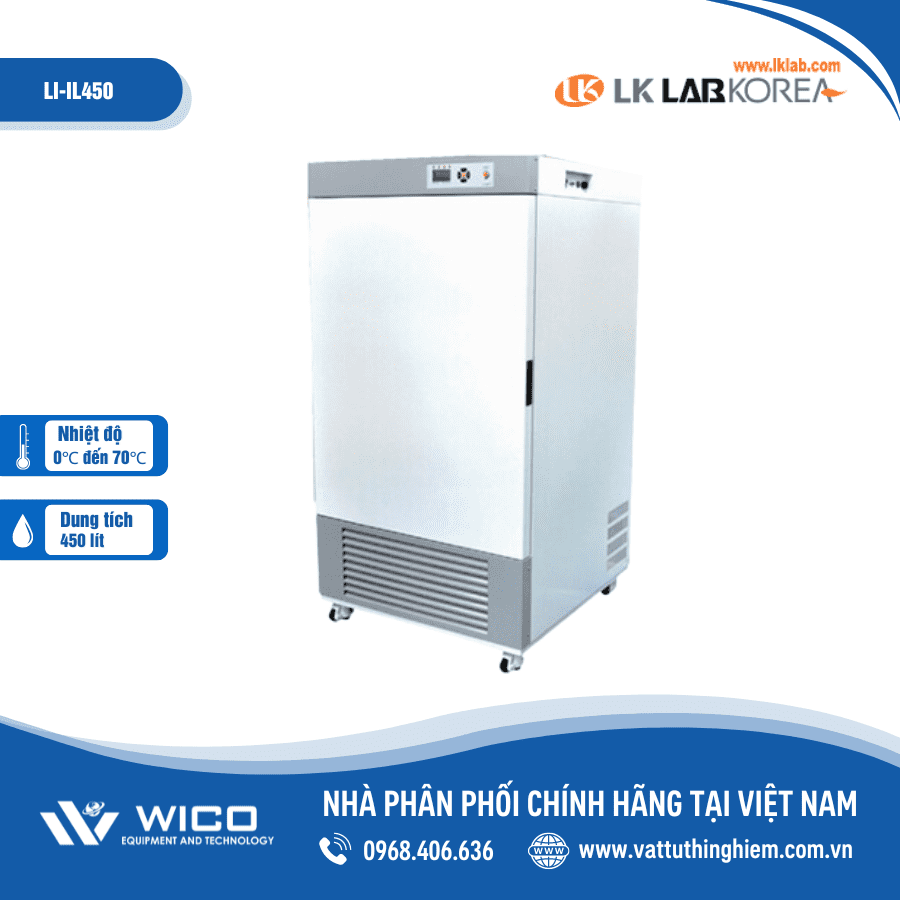 Tủ ấm lạnh (Tủ ấm BOD) 450 lít LK Lab LI-IL450