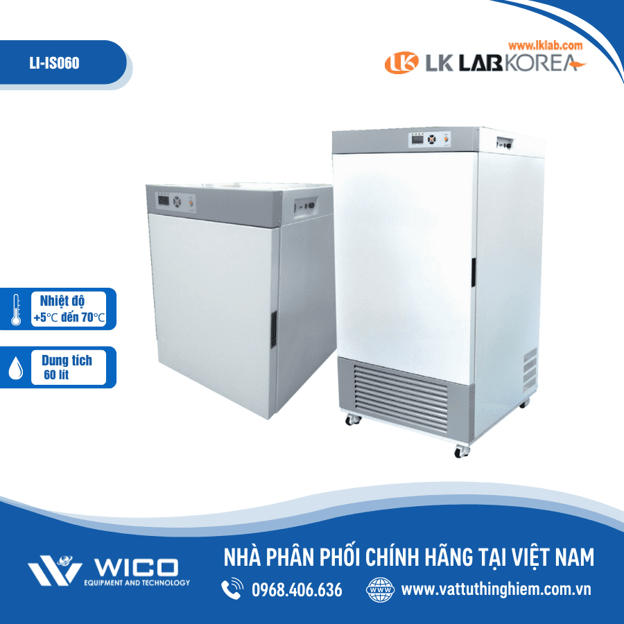 Tủ ấm 60 lít LK Lab LI-IS060