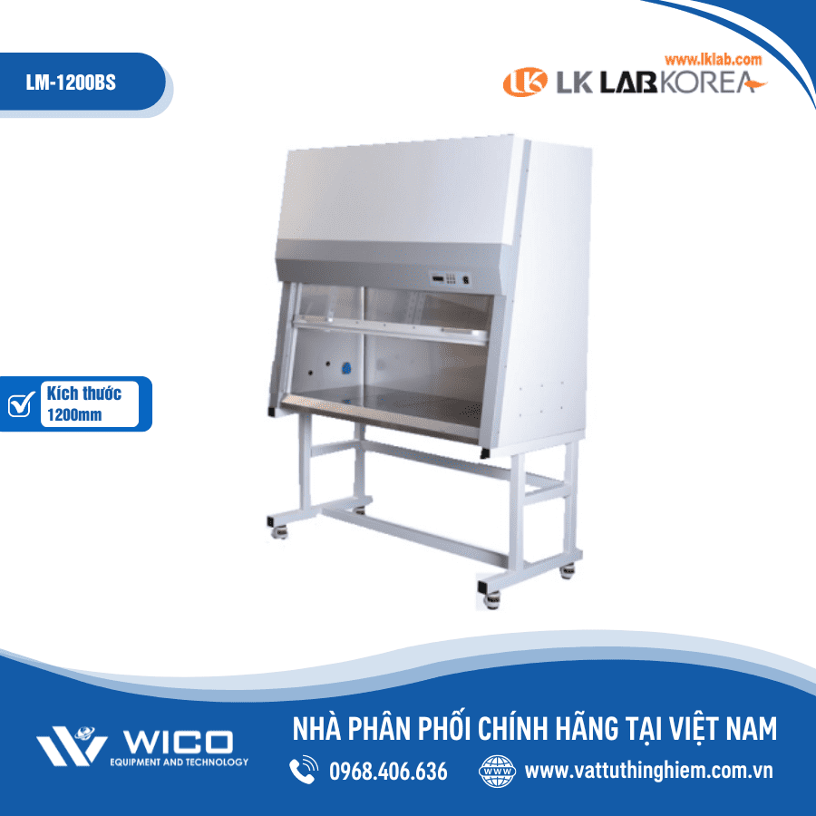 Tủ an toàn sinh học cấp II, loại A2 LK Lab Korea LM-1200BS