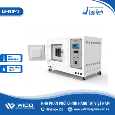 Lò nung 11 lít - 1650 độ C Bộ điều khiển có cài đặt chương trình LEF-611P-17