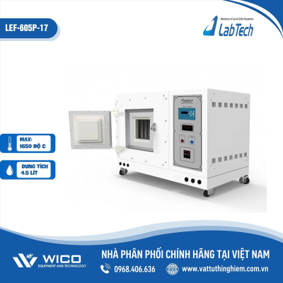 Lò nung 4.5 lít - 1650 độ C Bộ điều khiển có cài đặt chương trình Labetch LEF-605P-17