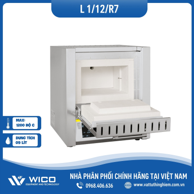Lò Nung Chuyên Dụng 1100 Độ C Nabertherm L 1/12/R7 | 1 Lít - Cửa Lật