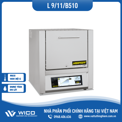 Lò Nung Chuyên Dụng 1100 Độ C Nabertherm L 9/11/B510 | 9 Lít - Cửa Lật