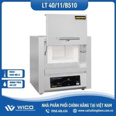 Lò Nung Chuyên Dụng 1100 Độ C Nabertherm LT 40/11/B510 | 40 Lít - Cửa Lên