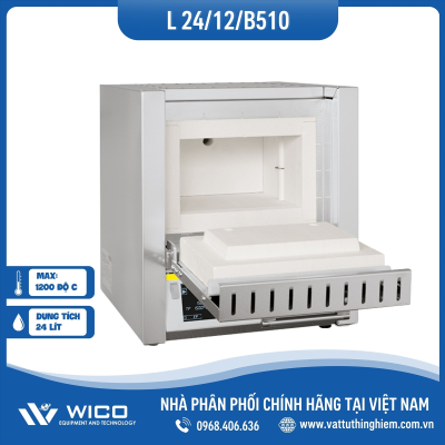 Lò Nung Chuyên Dụng 1200 Độ C Nabertherm L 24/12/B510 | 24 Lít - Cửa Lật
