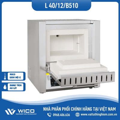 Lò Nung Chuyên Dụng 1200 Độ C Nabertherm L 40/12/B510 | 40Lít - Cửa Lật