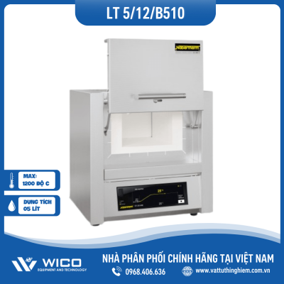 Lò Nung Chuyên Dụng 1200 Độ C Nabertherm LT 5/12/B510 | 5 Lít - Cửa Lên