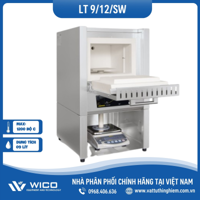 Lò nung có cân Nabertherm 9 lít 1200°C LT9/12/SW