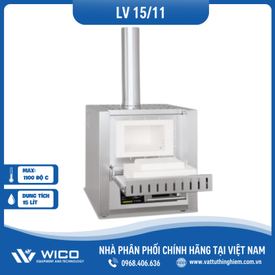 Lò Nung Đốt Tro Chuyên Dụng 1100 Độ C Nabertherm LV 15/11/B510 | 15 Lít - Cửa Lật