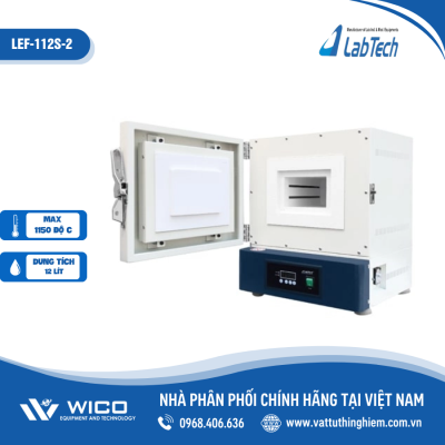 Lò nung Labtech 12 lít, 1150oC, điều khiển PID LEF-112S-2