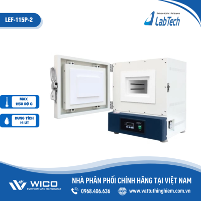 Lò nung Labtech 14 lít, 1150oC, có cài đặt chương trình LEF-115P-2