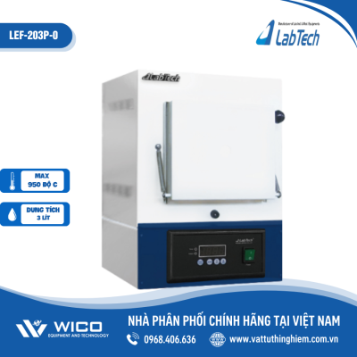 Lò nung Labtech 3 lít, 950oC, bộ điều khiển chương trình LEF-203P-0