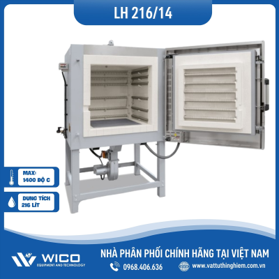 Lò nung Nabertherm dạng buồng 216 lít 1400 độ