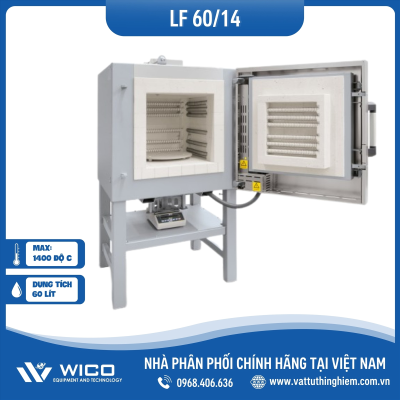 Lò nung Nabertherm dạng buồng 60 lít 1400 độ