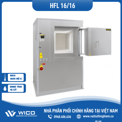 Lò nung Nabertherm nhiệt độ cao 16 lít 1600 độ