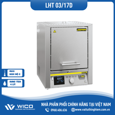 Lò nung Nabertherm nhiệt độ cao 4 lít 1650 độ