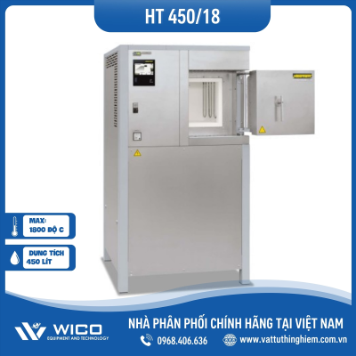 Lò Nung Nhiệt Độ Cao Nabertherm - Đức HT 450/18 | 450 Lít - 1800 Độ C