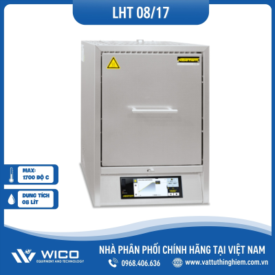 Lò Nung Nhiệt Độ Cao Nabertherm - Đức LHT 08/17/P570 | 8 Lít - 1750 Độ C