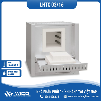 Lò Nung Nhiệt Độ Cao Nabertherm - Đức LHTC 03/16/C550 | 3 Lít - 1600 Độ C - Cửa Lật