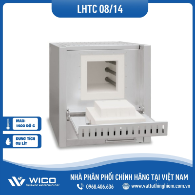 Lò Nung Nhiệt Độ Cao Nabertherm - Đức LHTC 08/14/C550 | 8 Lít - 1400 Độ C - Cửa Lật