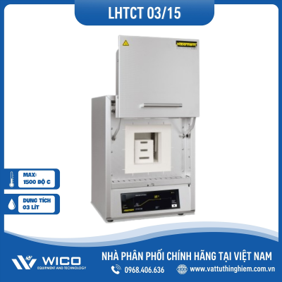 Lò Nung Nhiệt Độ Cao Nabertherm - Đức LHTCT 03/15/C550 | 3 Lít - 1500 Độ C - Cửa Trượt