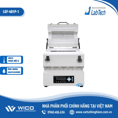 Lò nung ống 1050 độ C – Bộ điều khiển chương trình LEF-401P-1