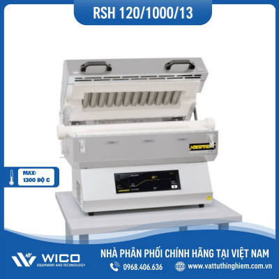 Lò Nung Ống Ngang 1300 Độ C Nabertherm - Đức RSH 120/1000/13/B510 | Phi 120mm - Dài 1000mm