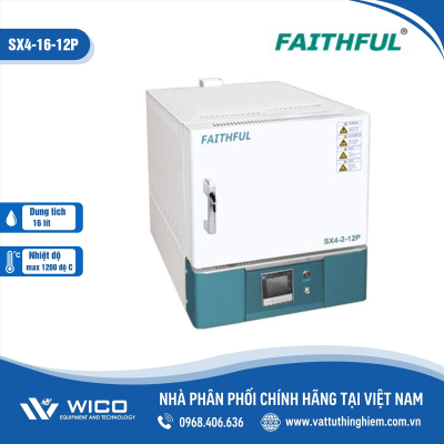 Lò nung thí nghiệm Trung Quốc 16 lít 1200 độ C SX4-16-12P (Faithful)