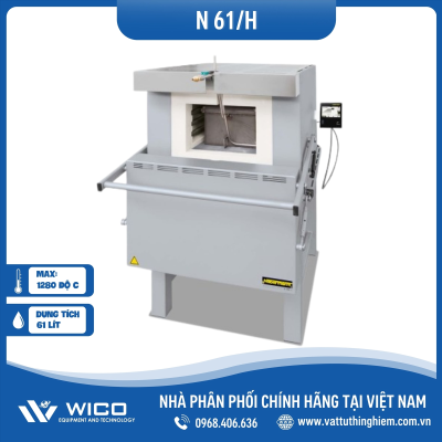 Lò nung ủ thép Nabertherm 61 lít 1280 độ