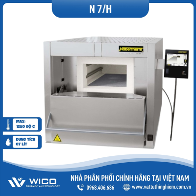 Lò Nung Ủ Thép Nabertherm - Đức N 7/H/B500 | 9 Lít - 1280 Độ C