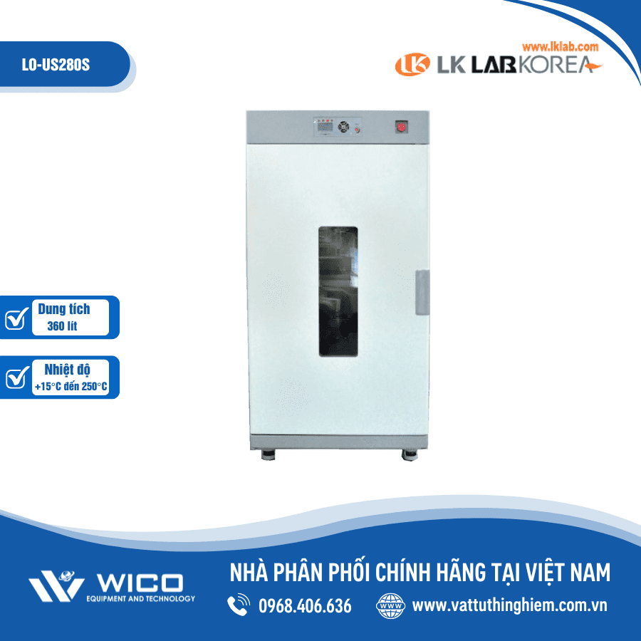 Tủ sấy công nghiệp 360 lít LK Lab LO-US280S