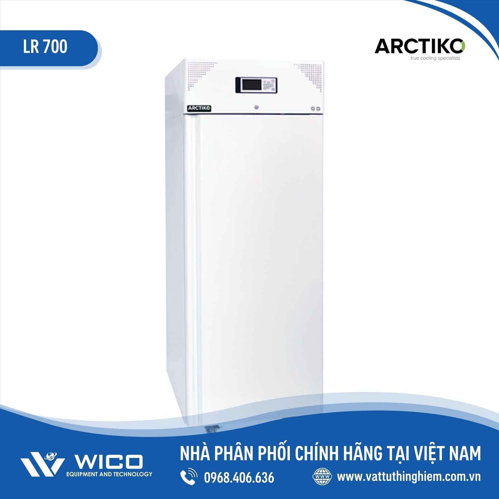 Tủ bảo quản +1 đến +10 độ C 618 lít Đan Mạch LR 700 (Arctiko)